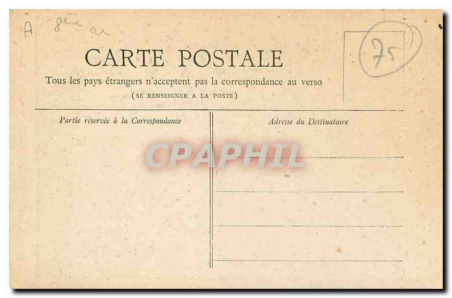 CPA Collection Petit Journal Paris L'Arc de Triomphe  — Rückseite
