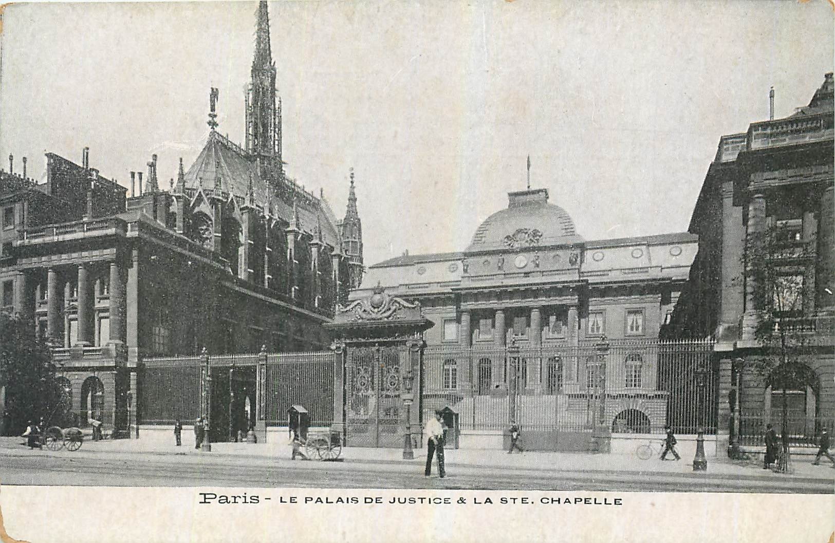 CPA Paris Le Palais de Justice & la Ste Chapelle 