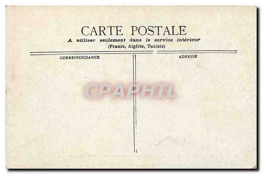CPA Paris Le Palais de Justice & la Ste Chapelle  — Rückseite
