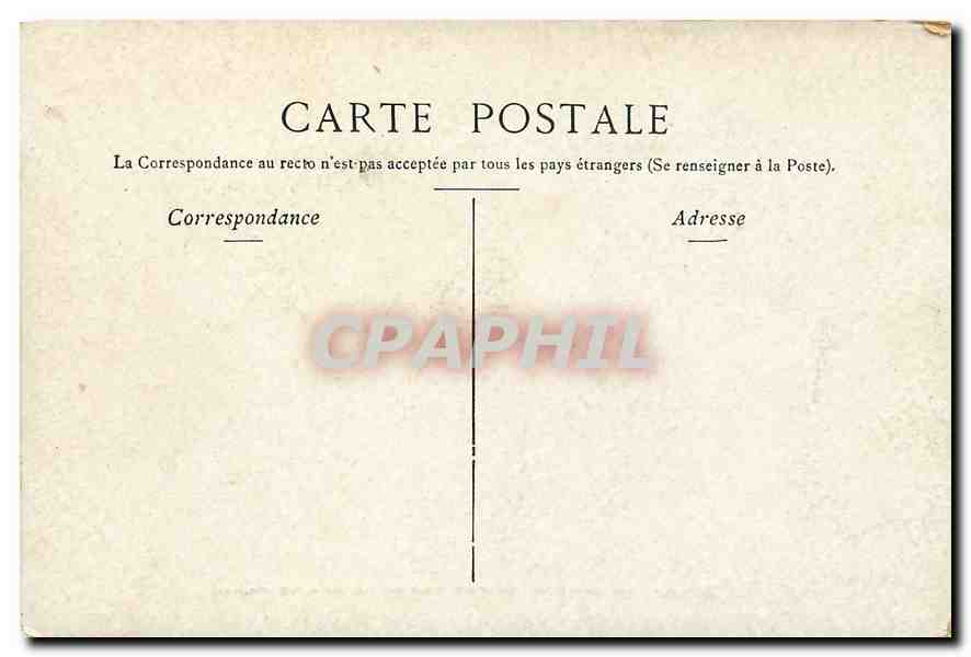 CPA Paris Le Conseil d'Etat Place du Palais Royal  — Rückseite