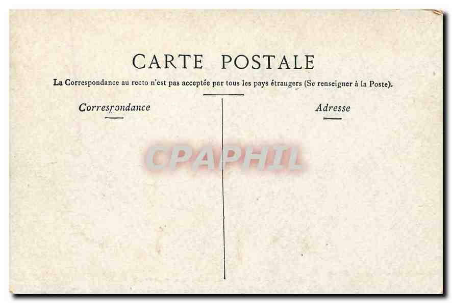 CPA Paris Le Pont des Arts & L'Institut  — Rückseite
