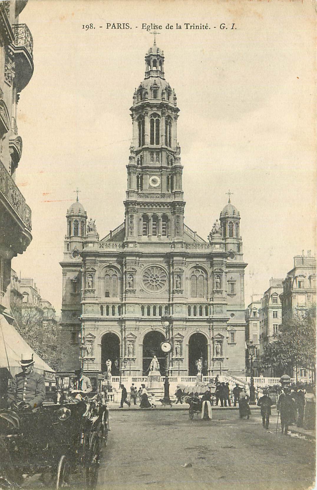 CPA Paris Eglise de la Trinite 