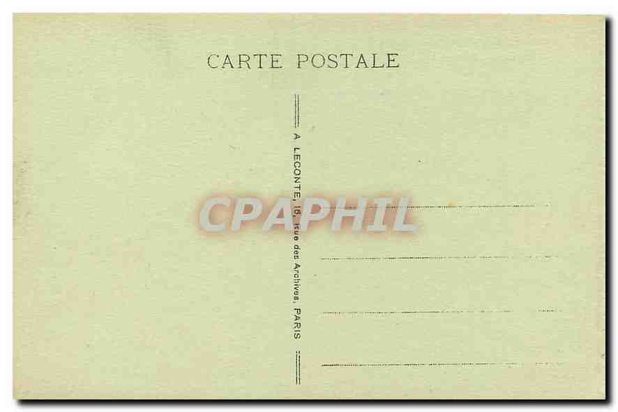 CPA Paris Place de la Bastille  — Rückseite