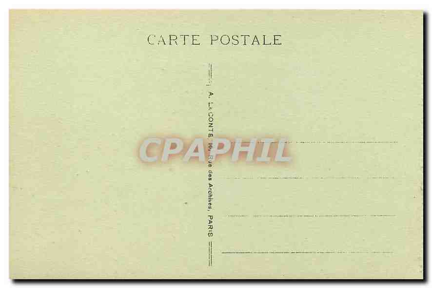CPA Paris Le Trocadero  — Verso