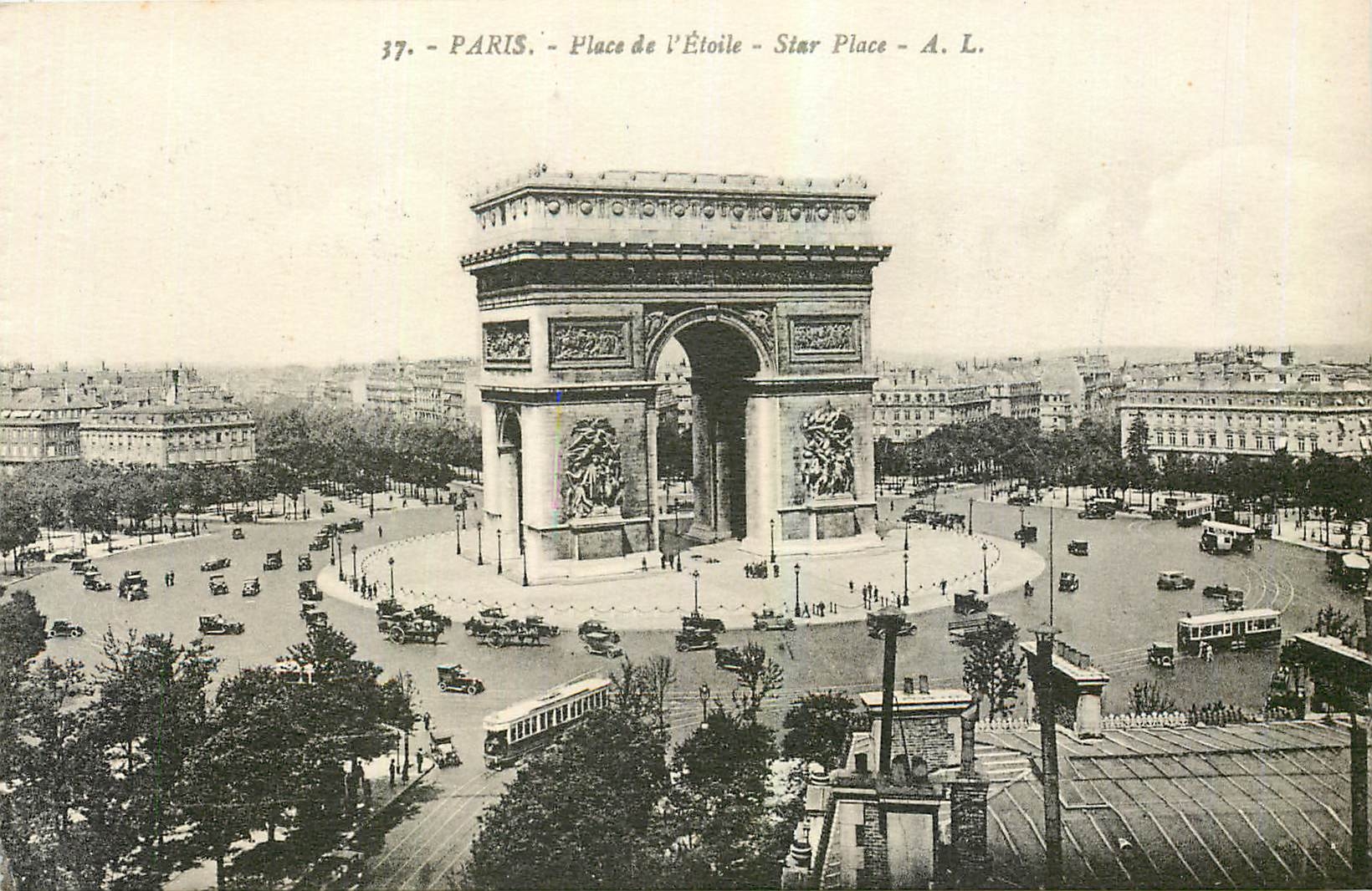 CPA Paris Place de l'Etoile 