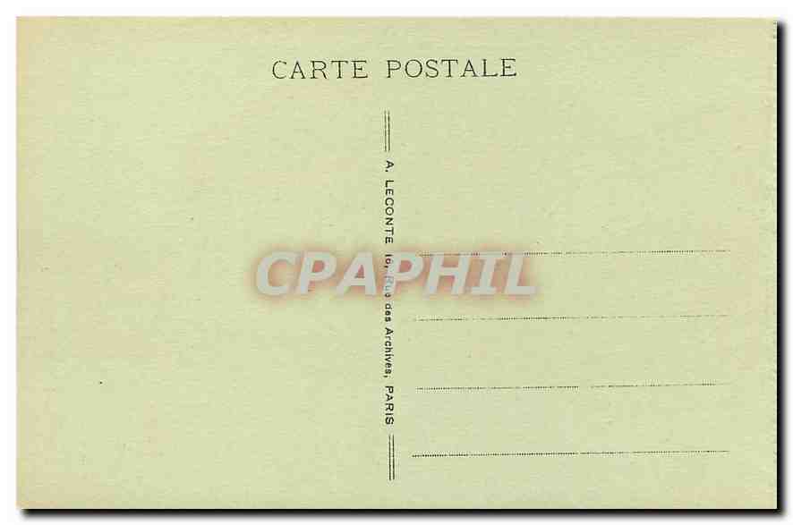 CPA Paris Place de l'Etoile  — Rückseite