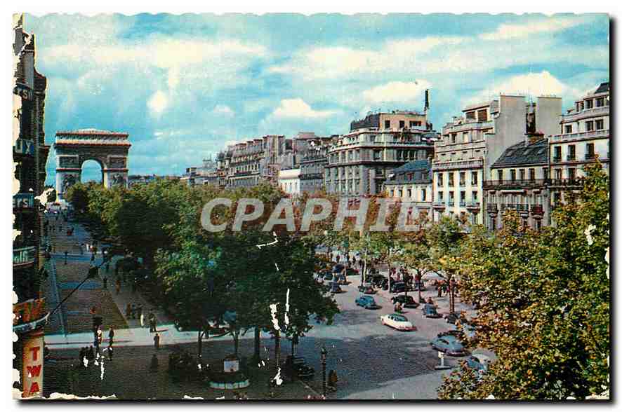 CPA Paris Avenue des Champs Elysees 