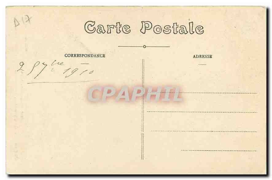 CPA Charente Inf St Georges de Didonne Portail de l'Eglise  — Back