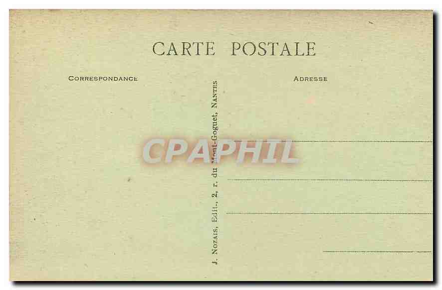 CPA La Rochelle Ch Inf La Nouvelle Gare  — Back