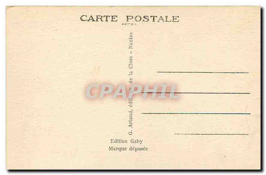 CPA Saint Flour Cantal La Ville Haute  — Rückseite