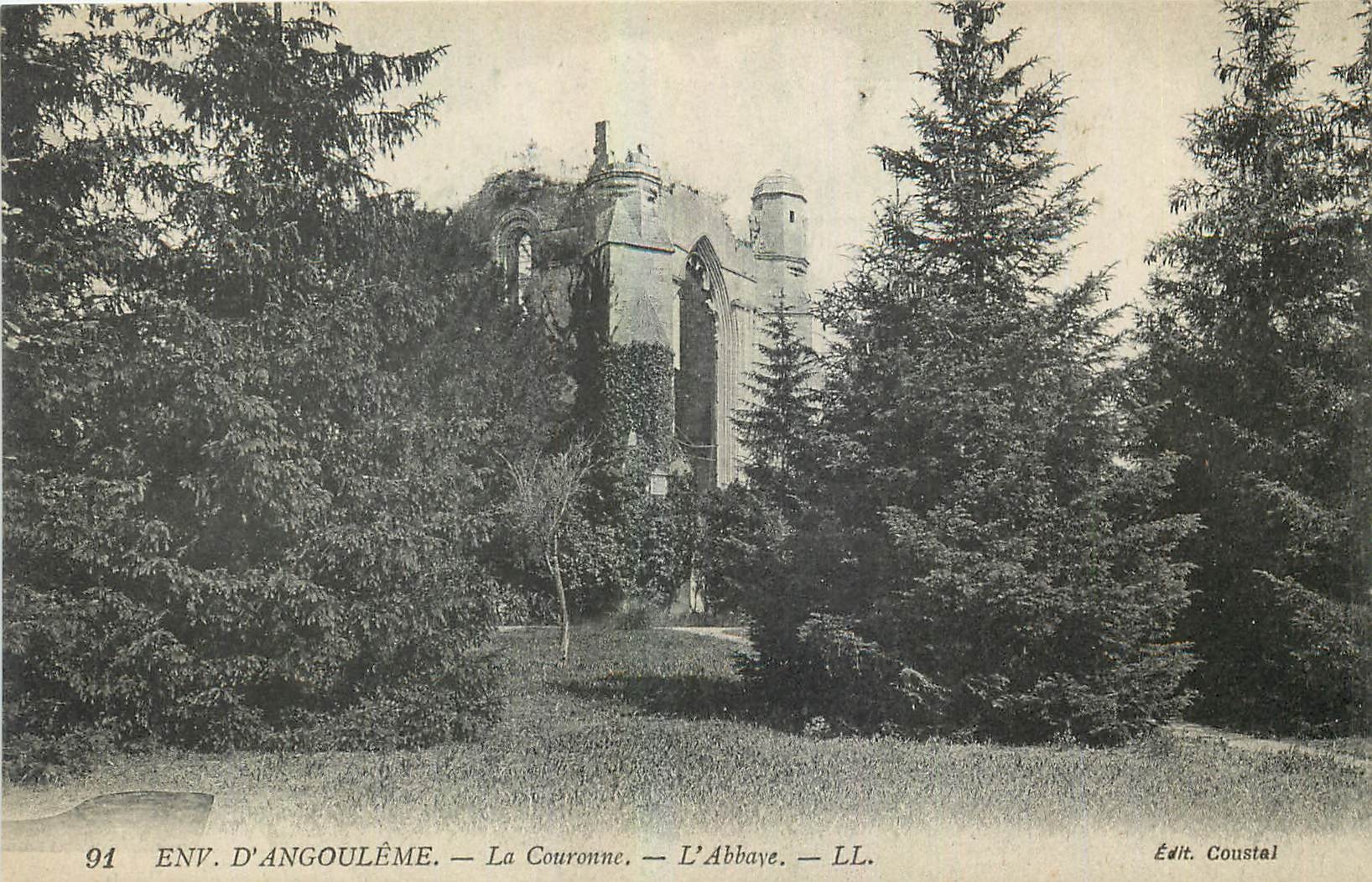 CPA Env d'Angouleme La Couronne L'Abbaye 