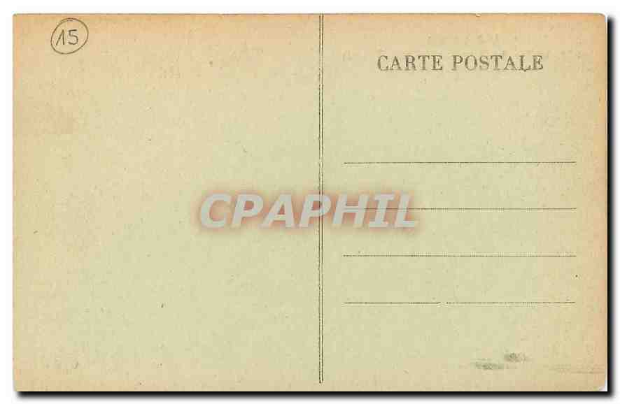 CPA L'Auvergne Vallee de Mandailles Cantal Le Puy Griou  — Rückseite
