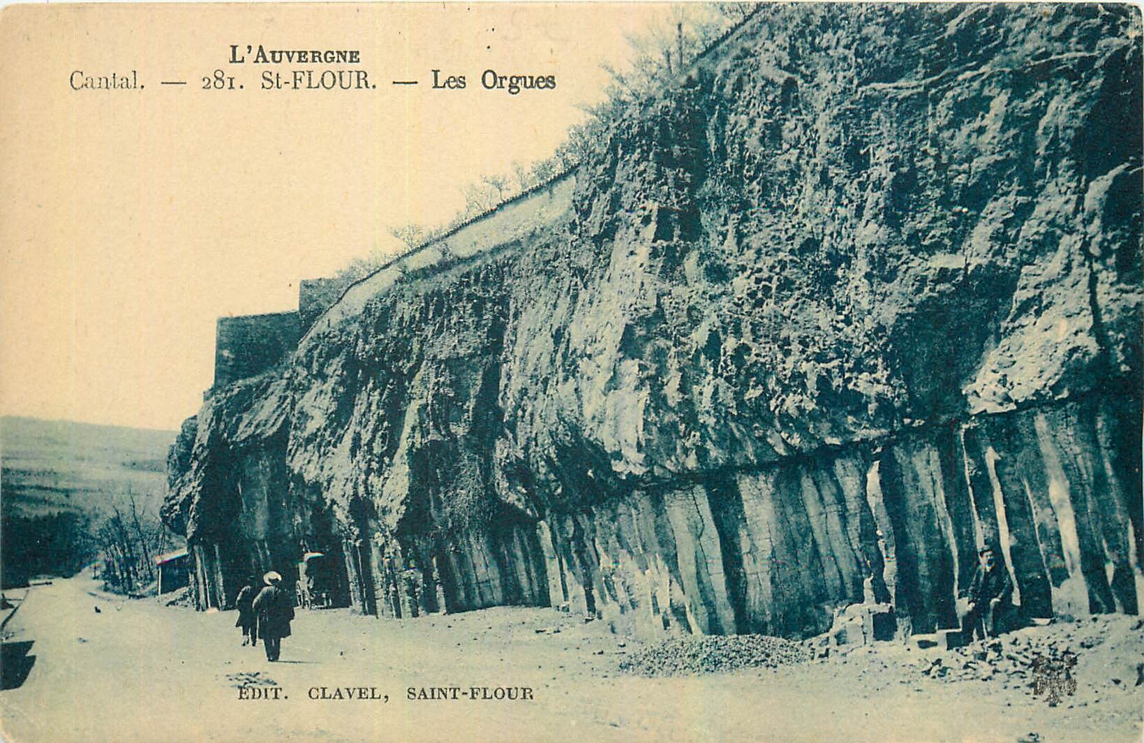 CPA L'Auvergne Cantal St Flour Les Orgues 