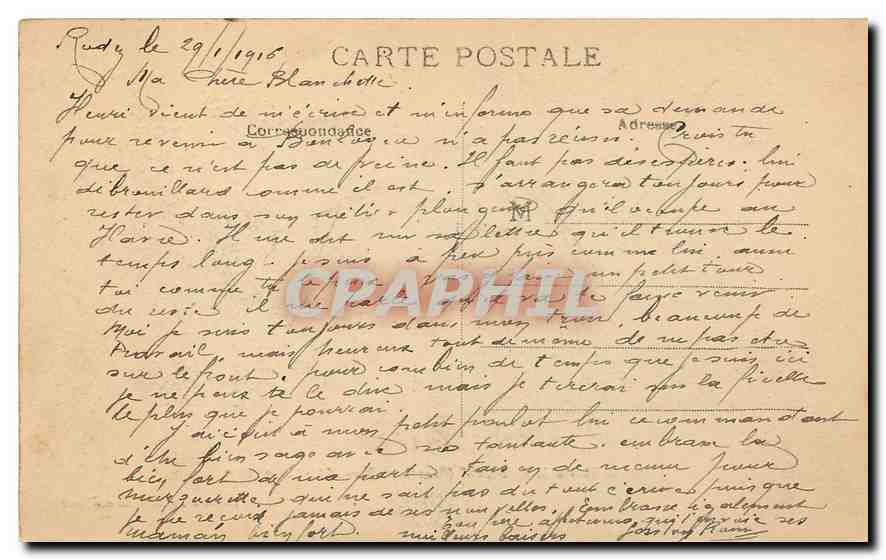 CPA Viaduc de Garabit Cantal  — Rückseite