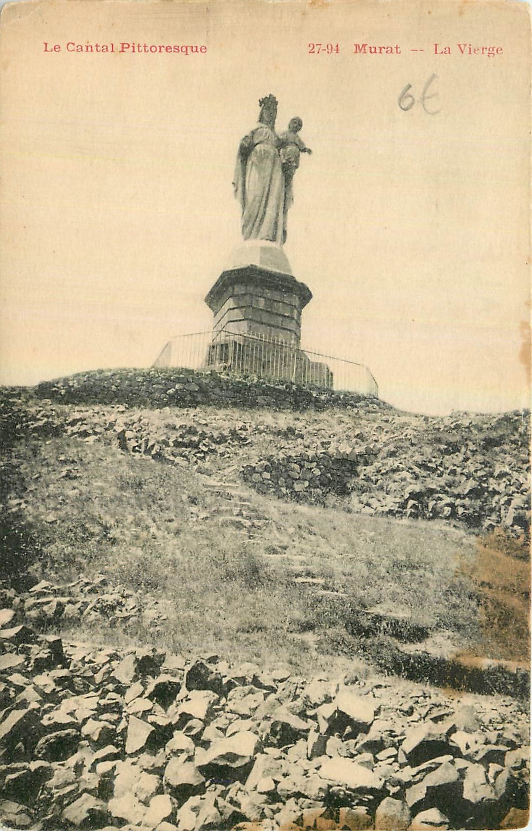 CPA Le Cantal Pittoresque Murat La Vierge 
