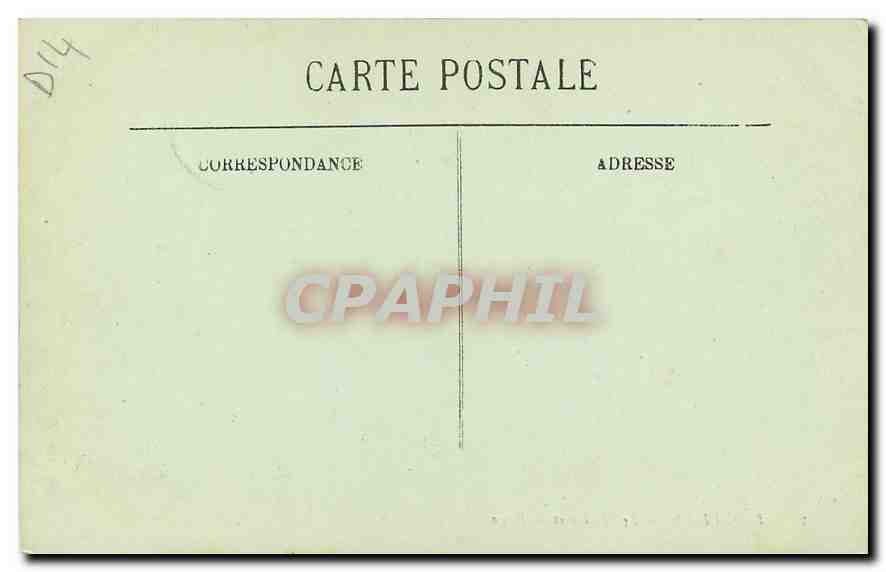 CPA Trouville Les Villas et la Plage  — Verso