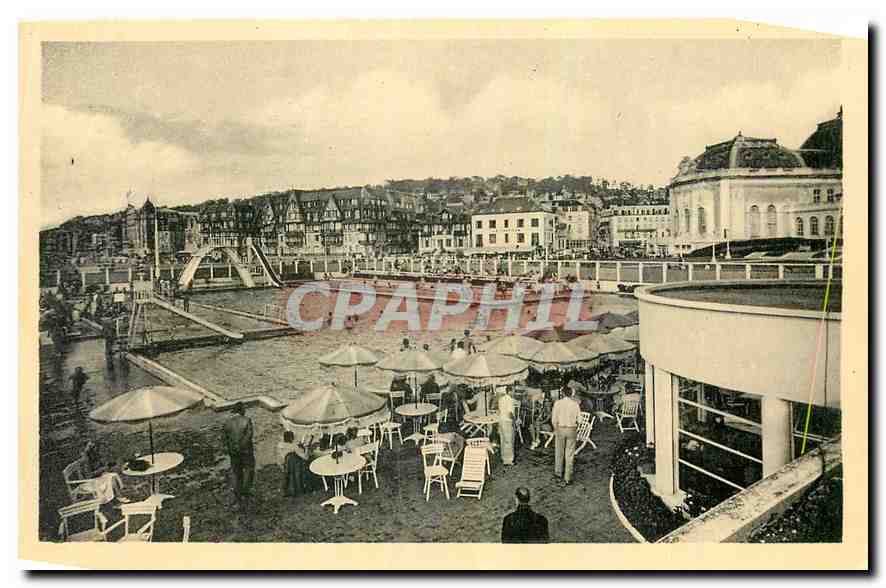 CPA Trouville la Reine des Plages La Piscine 