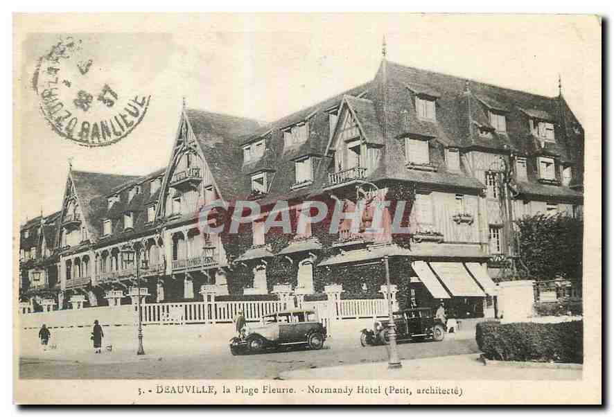 CPA Deauville la Plage Fleurie Normandy Hotel 