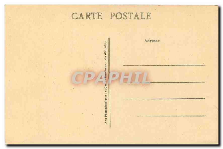 CPA Eglise de Norey en Bassin Calvados Cote droit du Choeur  — Back