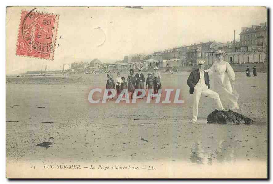 CPA Luc sur Mer La Plage a Maree basse 