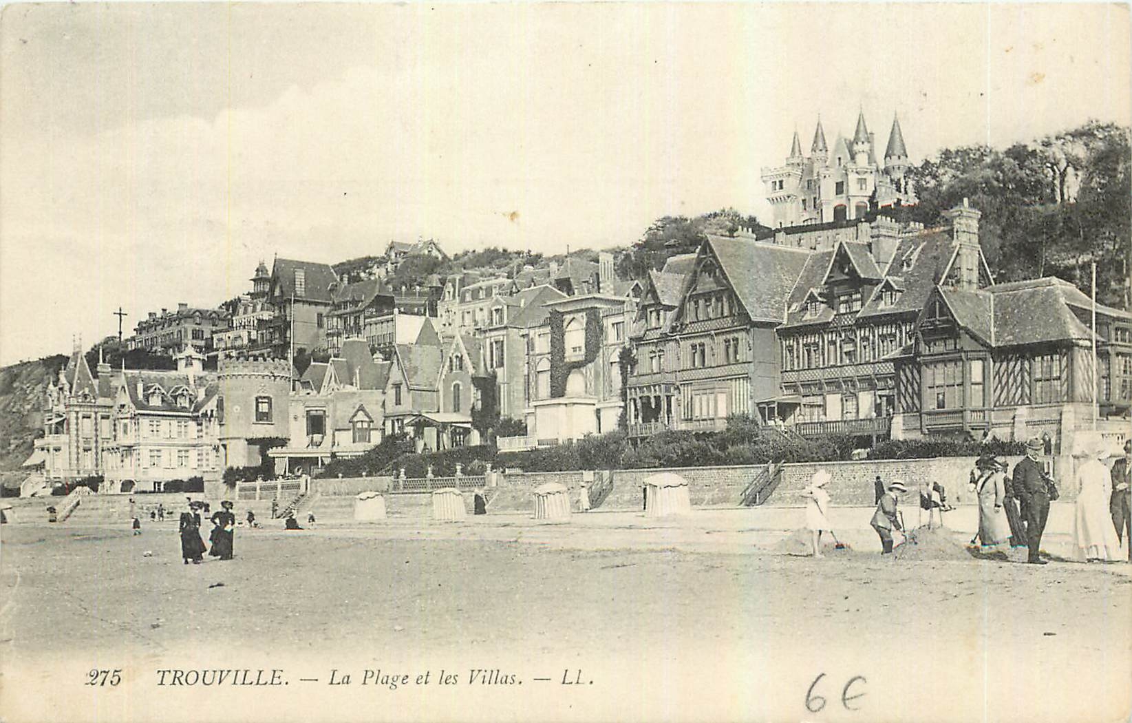 CPA Trouville La Plage et les Villas 