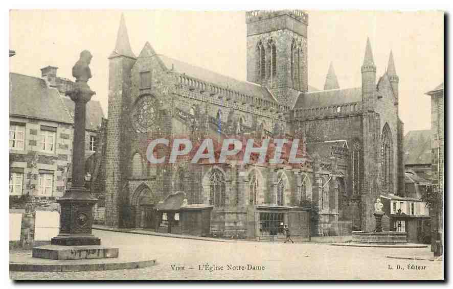 CPA Vire L'Eglise Notre Dame 