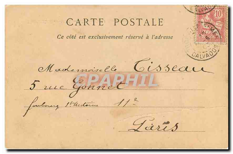 CPA Trouville sur Mer l'Avant Port a Maree Basse Bateaux — Rückseite