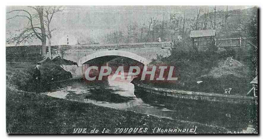 CPA Vue de la Touques Normandie 