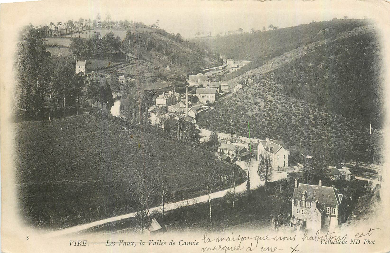 CPA Vire Les Vaux la Vallee de Canive 