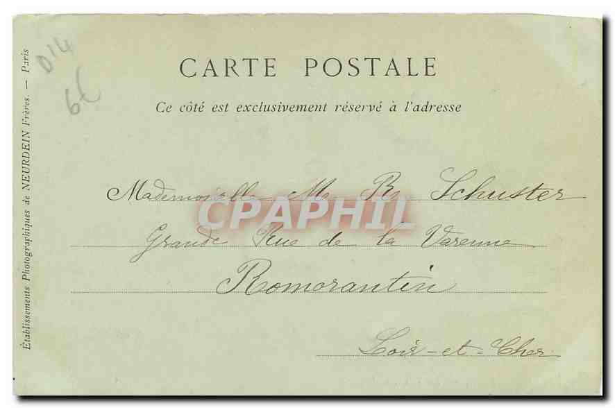 CPA Vire Les Vaux la Vallee de Canive  — Rückseite