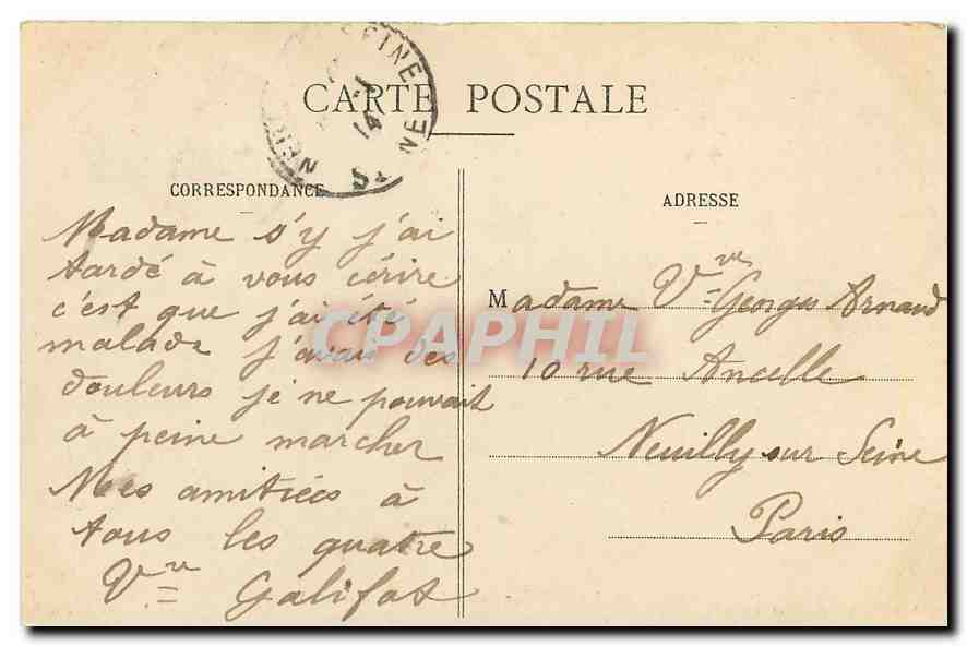 CPA Deauville Le Casino  — Rückseite