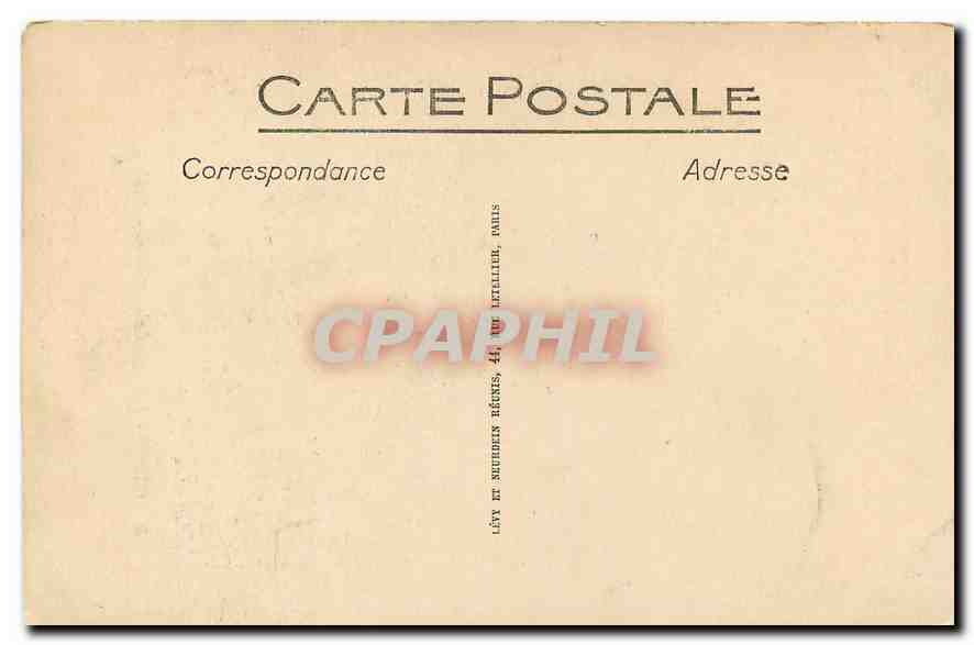 CPA Caen l'Eglise  — Rückseite