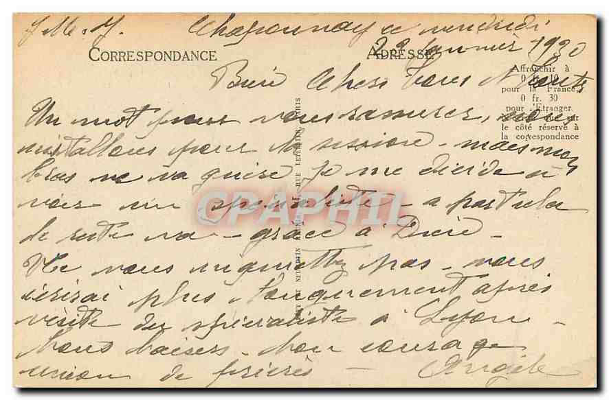 CPA Lisieux Le Jradin Public et l'Abside de l'Eglise Saint Pierre  — Verso