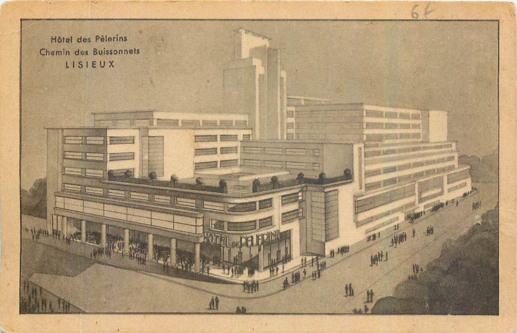 CPA Hotel des Pelerins Chemin des Buissonnets Lisieux Chambres 
