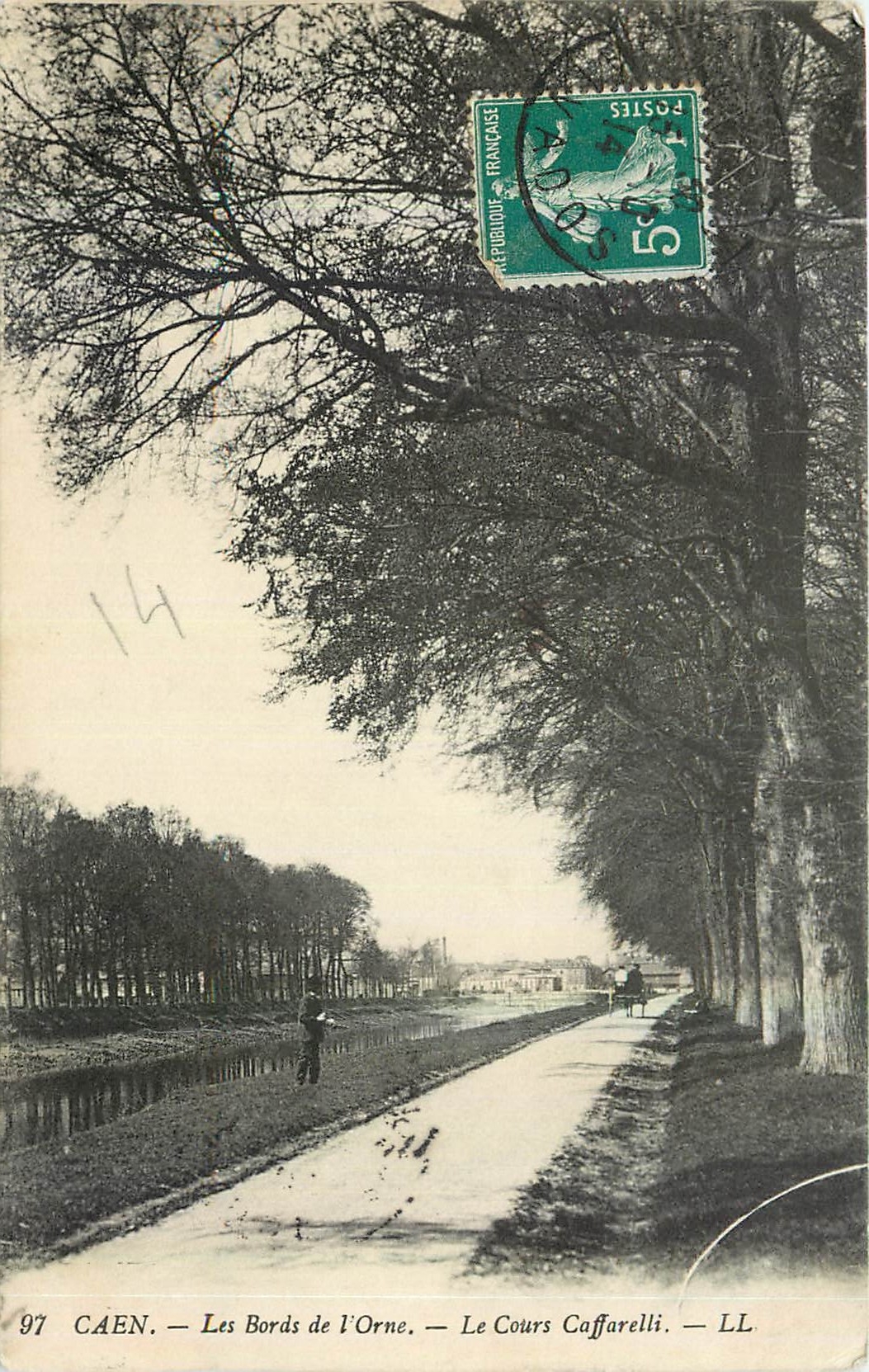 CPA Caen Les Bords de l'Orne Le Cours Caffarelli 