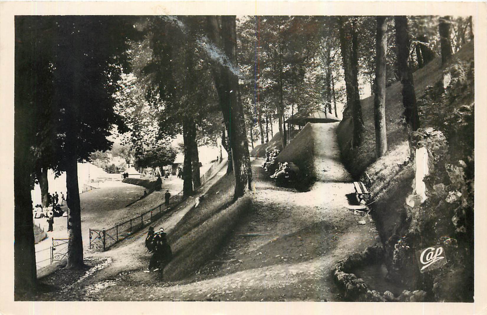 Les Lacets des Thermes — Bagnères-de-Bigorre — éditeur C.A.P. n°108