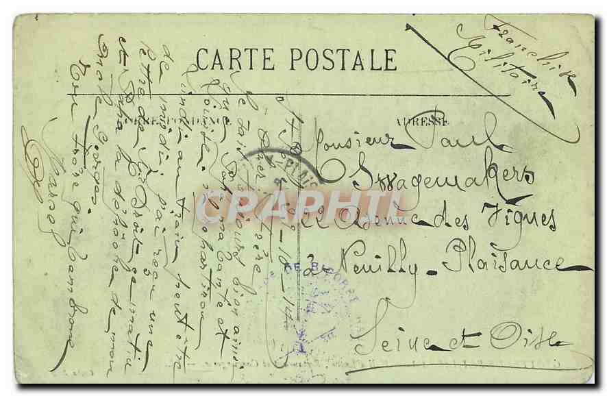 CPA Grottes de Betharram Hall d'Entree Restaurant et Conciergerie  — Rückseite