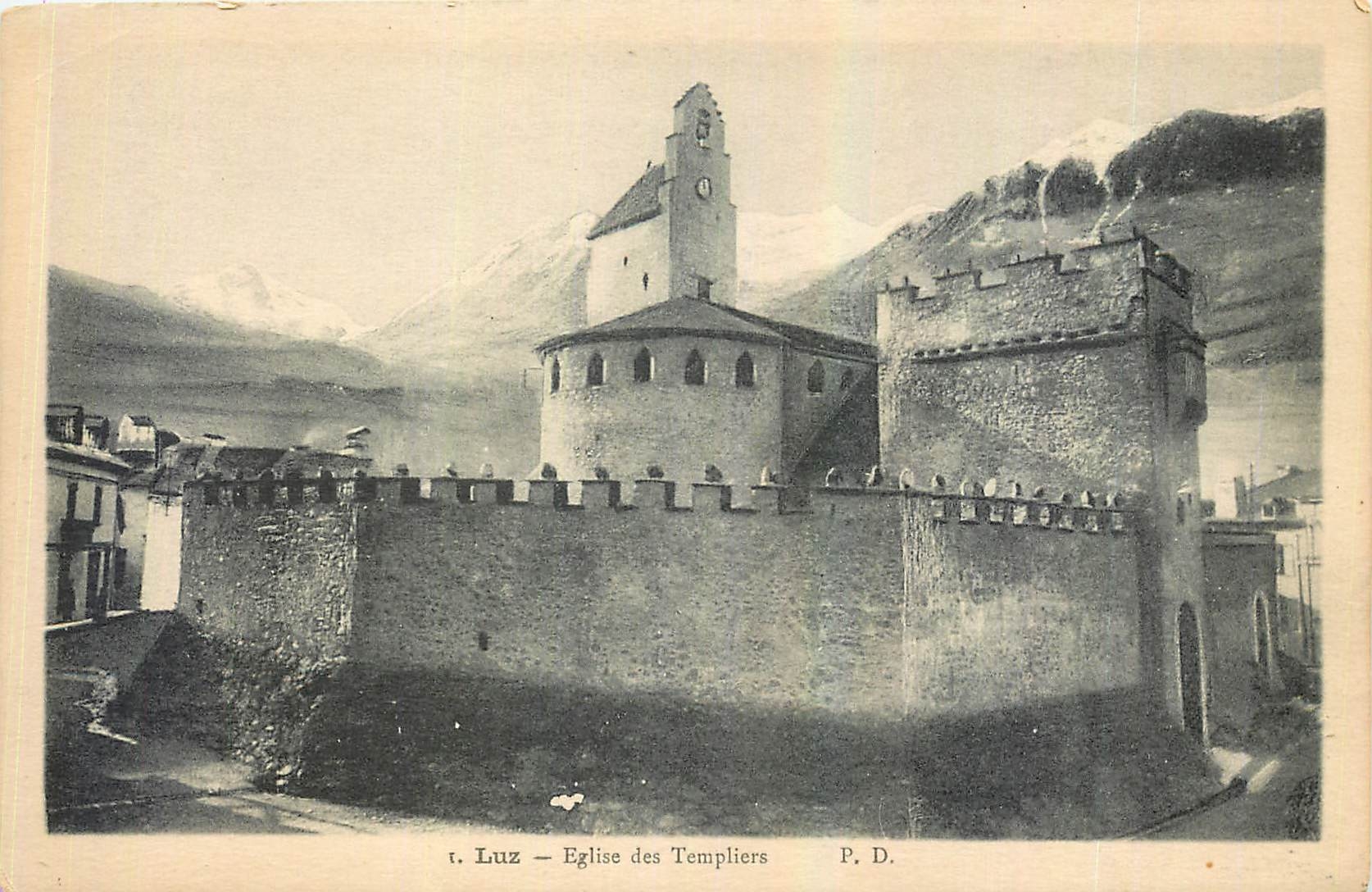 CPA Luz Eglise des Templiers 