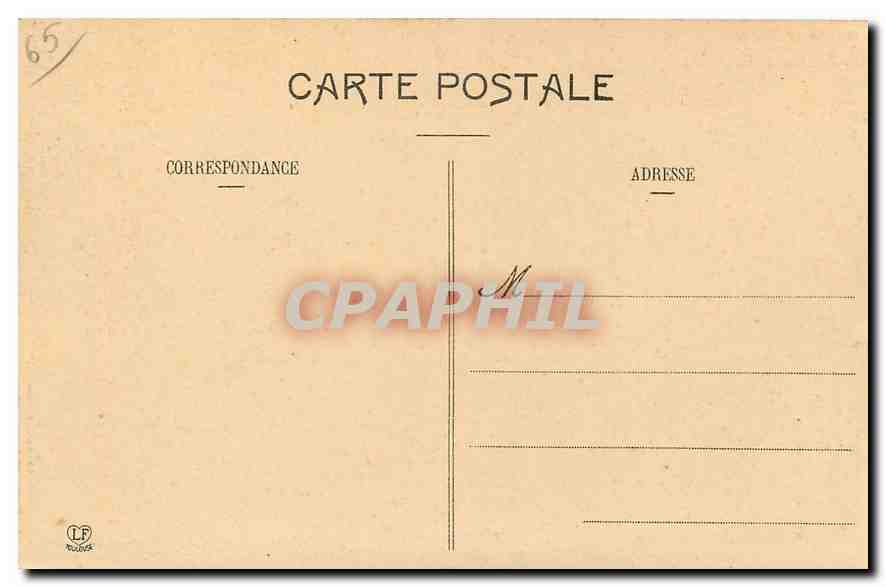 CPA Les Hautes Pyrenees St Sauveur Le Pont Napoleon  — Verso