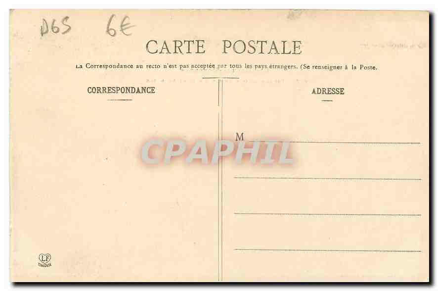 CPA Les Hautes Pyrenees Gavarnie Un Pont de neige — Verso