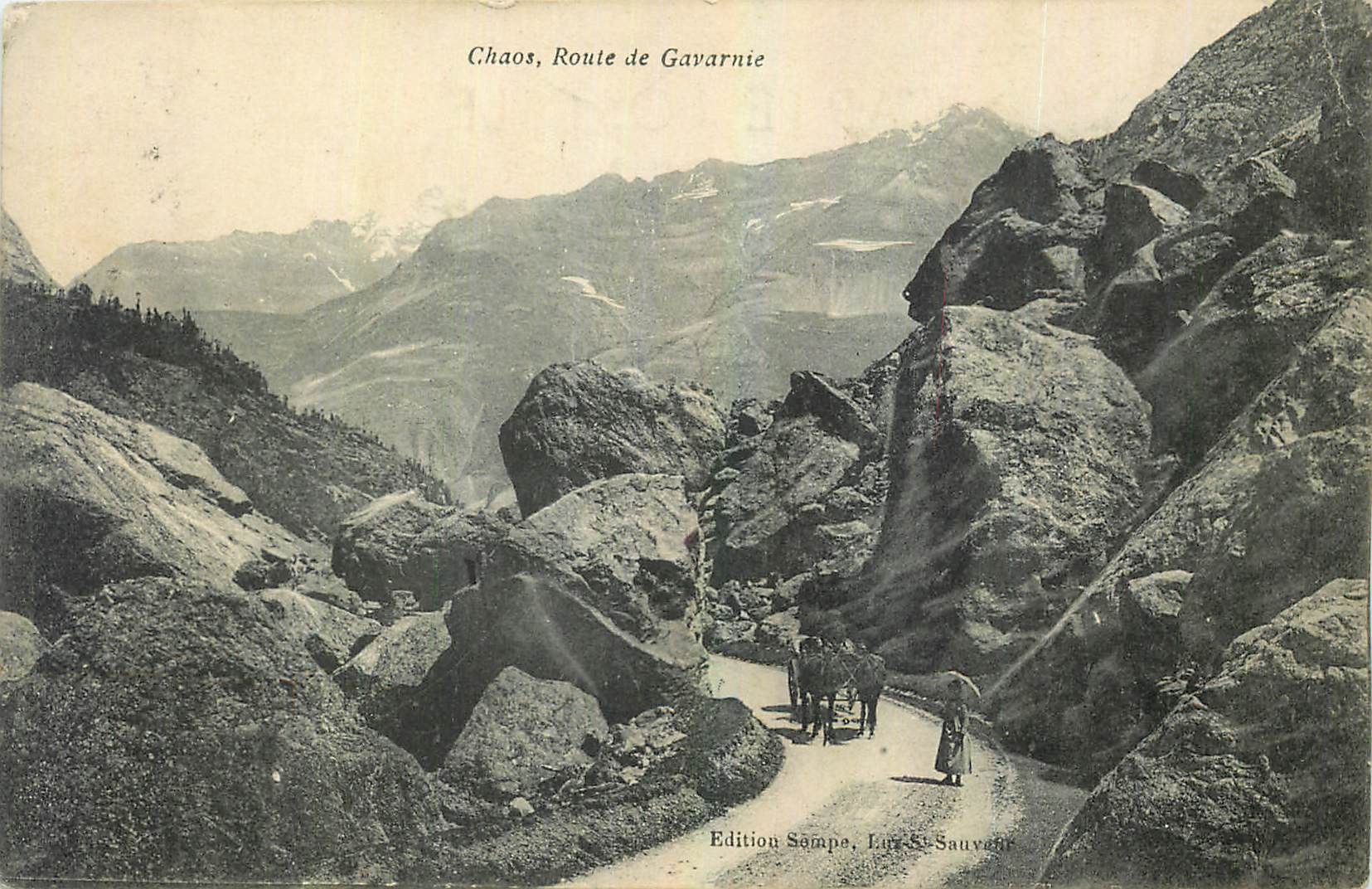 CPA Chaos Route de Gavarnie 