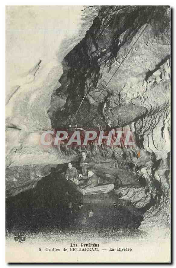 CPA Les Pyrenees Grottes de Betharram La Riviere 