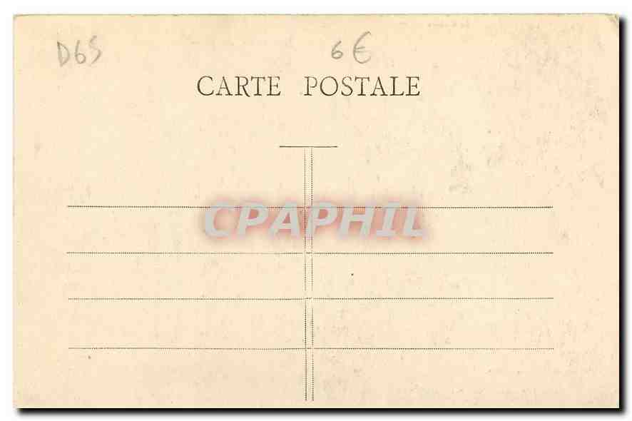 CPA Hautes Pyrenees Interiur du Cirque de Gavarnie  — Verso
