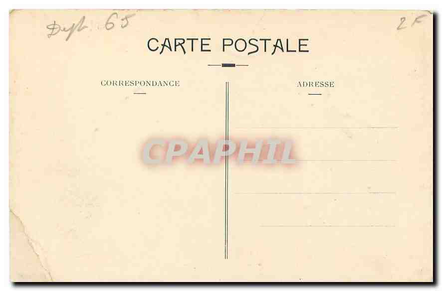 Bagnères-de-Bigorre — Vue Générale — éditeur non identifié, n° de série non visible — Reverso
