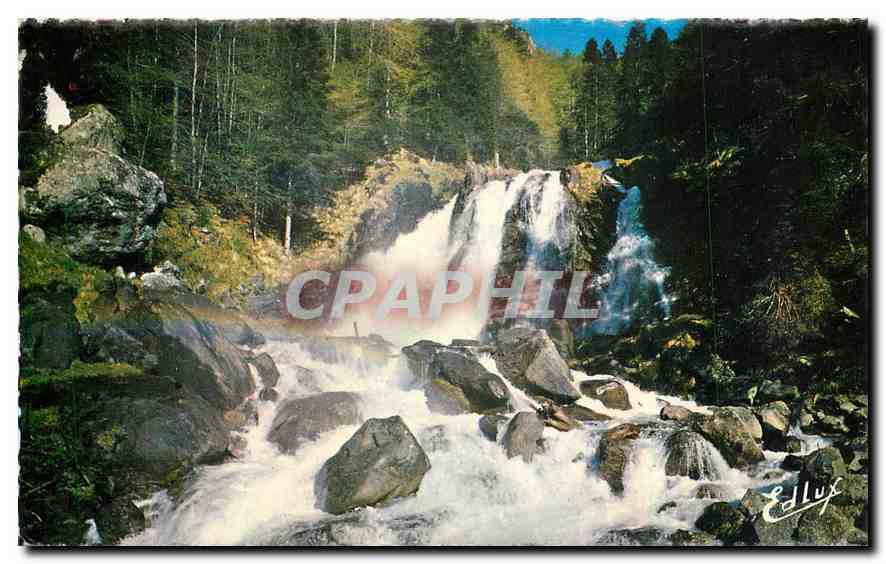 CPA Les Pyrennes Cauterets Hautes Pyrenees Xasxade de Lutour 