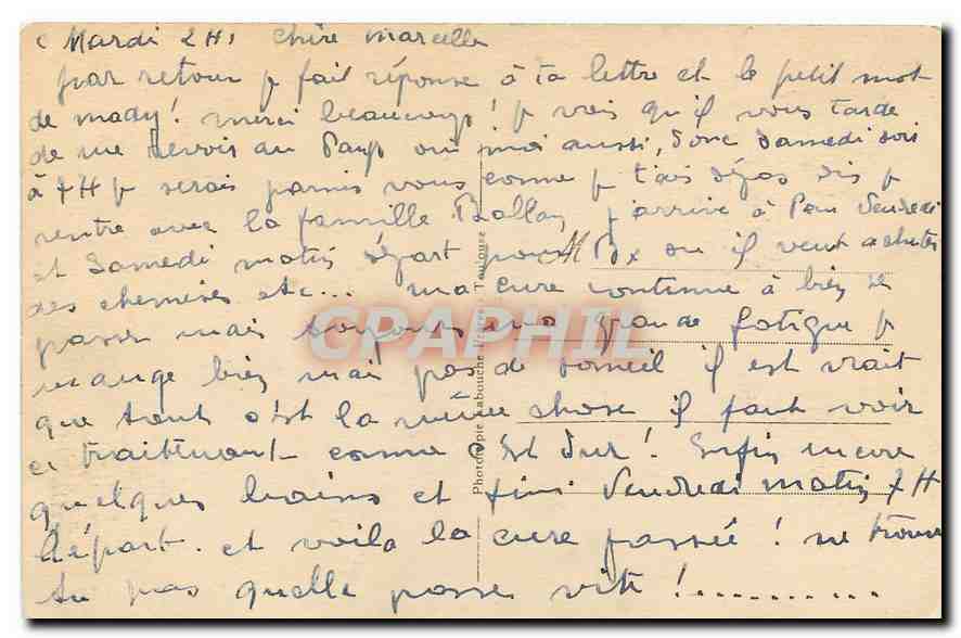 CPA Les Hautes Pyrenees Heas La Peyrade Vierge de l'Araille sur le chemin de Gedre a Heas — Verso