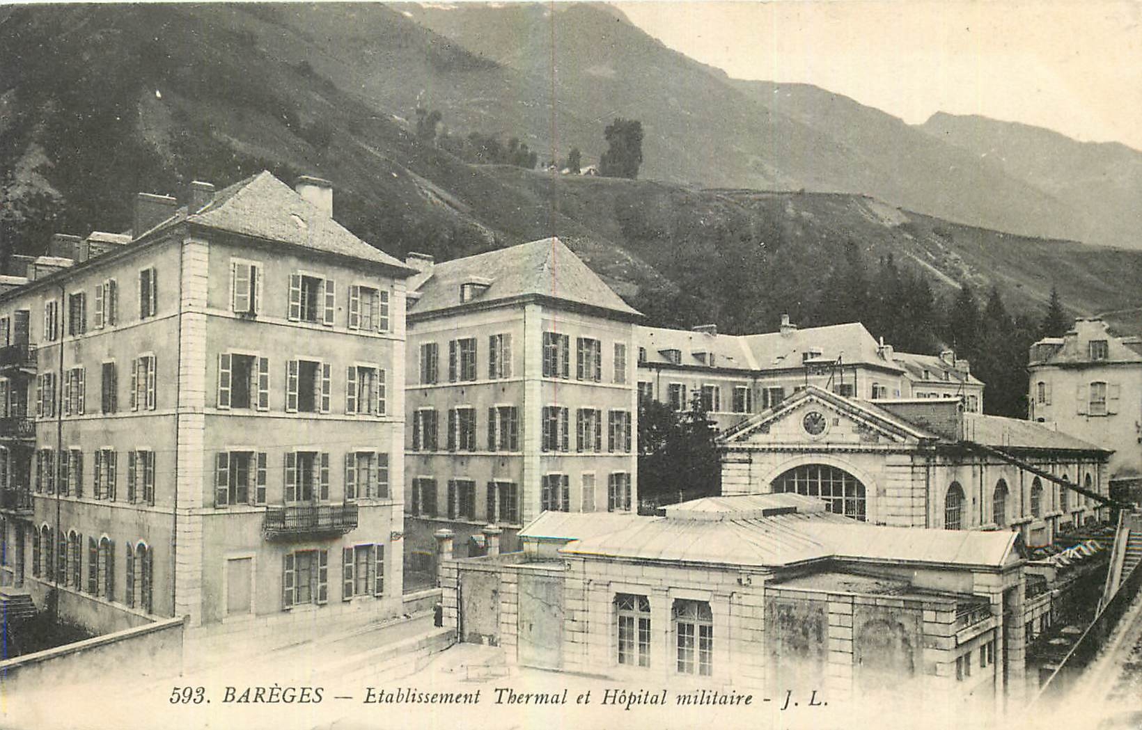 Barèges — Thermal Establishment and Military Hospital — J. L.