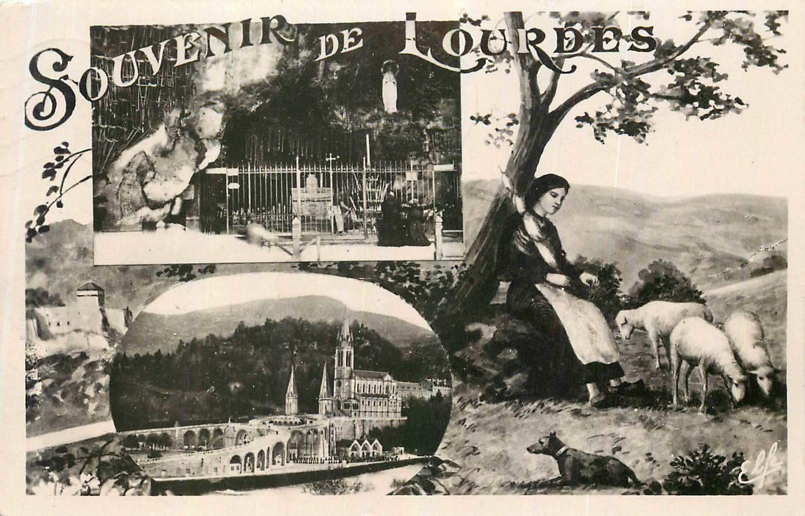 Lourdes — Souvenir de Lourdes — Édit. « Pyrénées-Océan » Laroche Frères