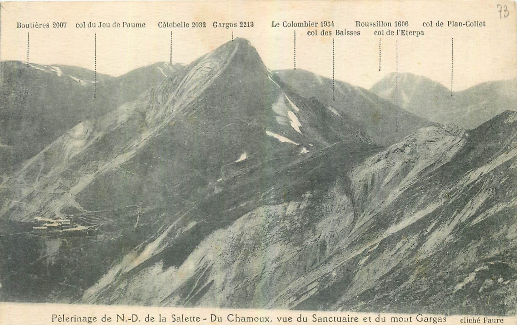 CPA Pelerinage de N D de la Salette du Chamonix 