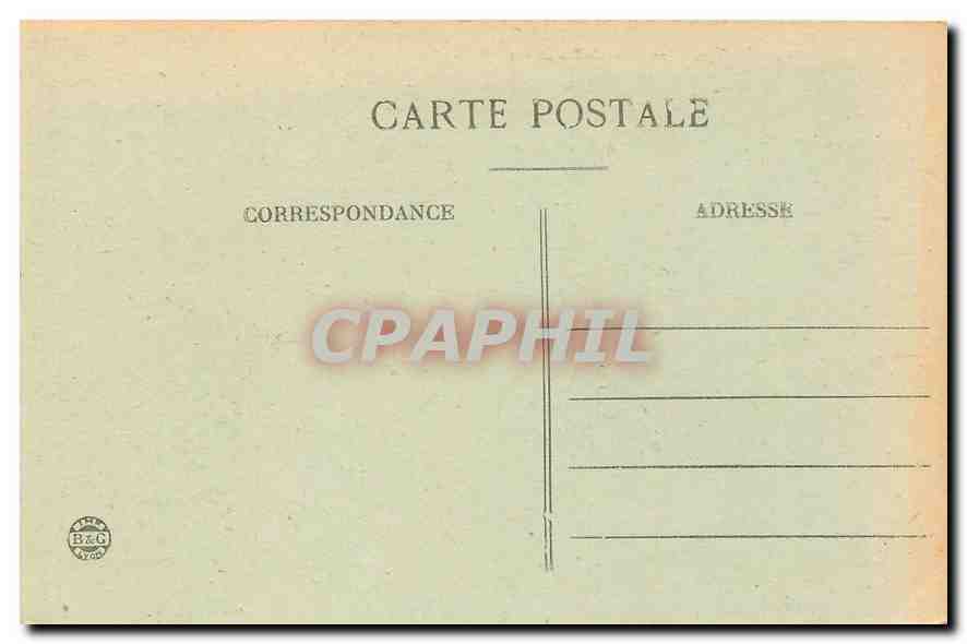 CPA Chambery Place du Centenaire Hotel de Savoie — Back